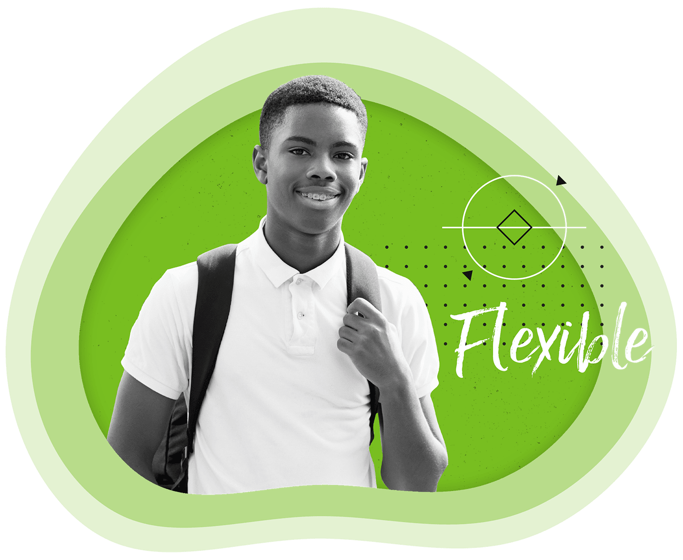 Flexible Student green